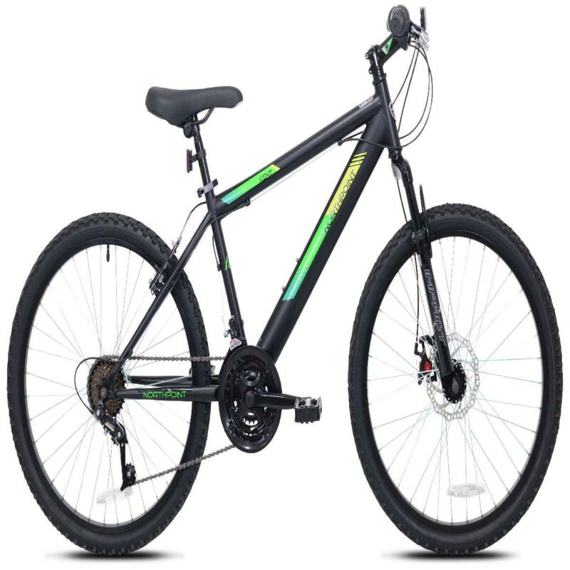 Kent 24 In. Northpoint Boys Mountain Bike 21 Speed Front Disc Brake Black/Green - Fresh Stock Dated February 2026