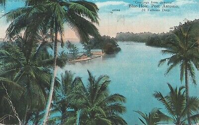 Jamaica 1921: Post Porto Card Kingstown Port Antonio To Nuremberg - Fresh Stock Dated February 2026
