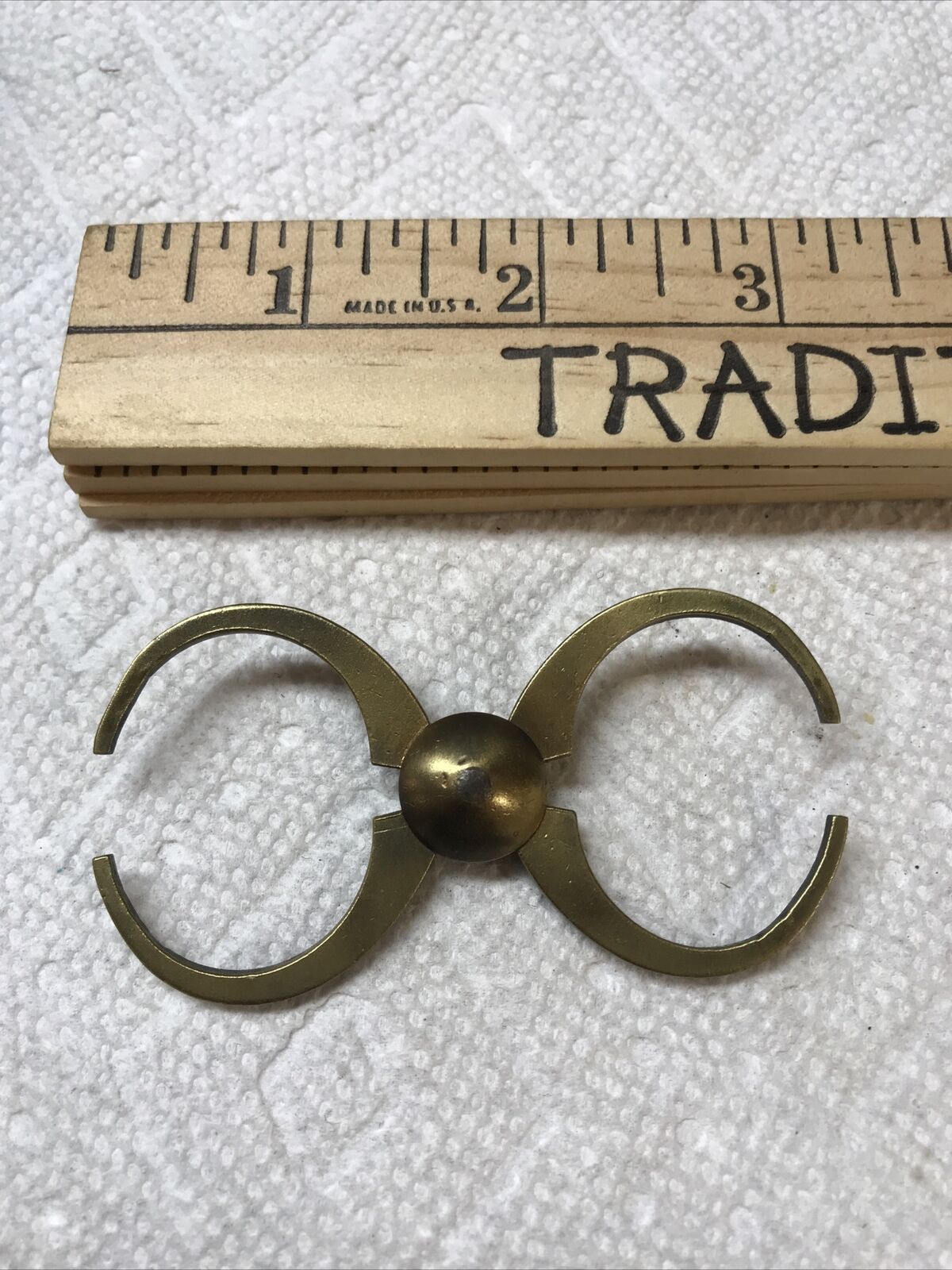 Antique~ Brass USA Balance Truing & Poising Caliper Watchmaker's Tool 3