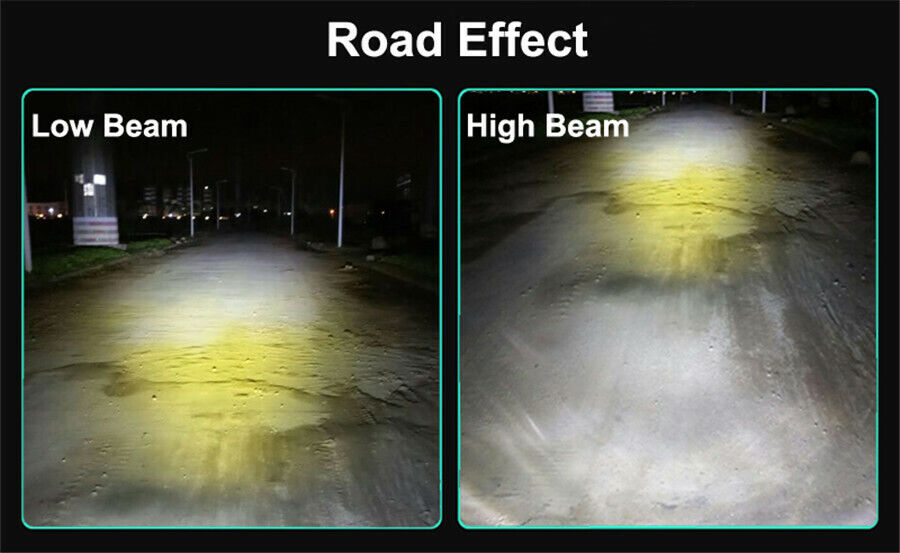 LED Headlight Bulbs Lamp High Low Beam Super Bright H4 For Motorcycle Motorbike - Fresh Stock Dated February 2026