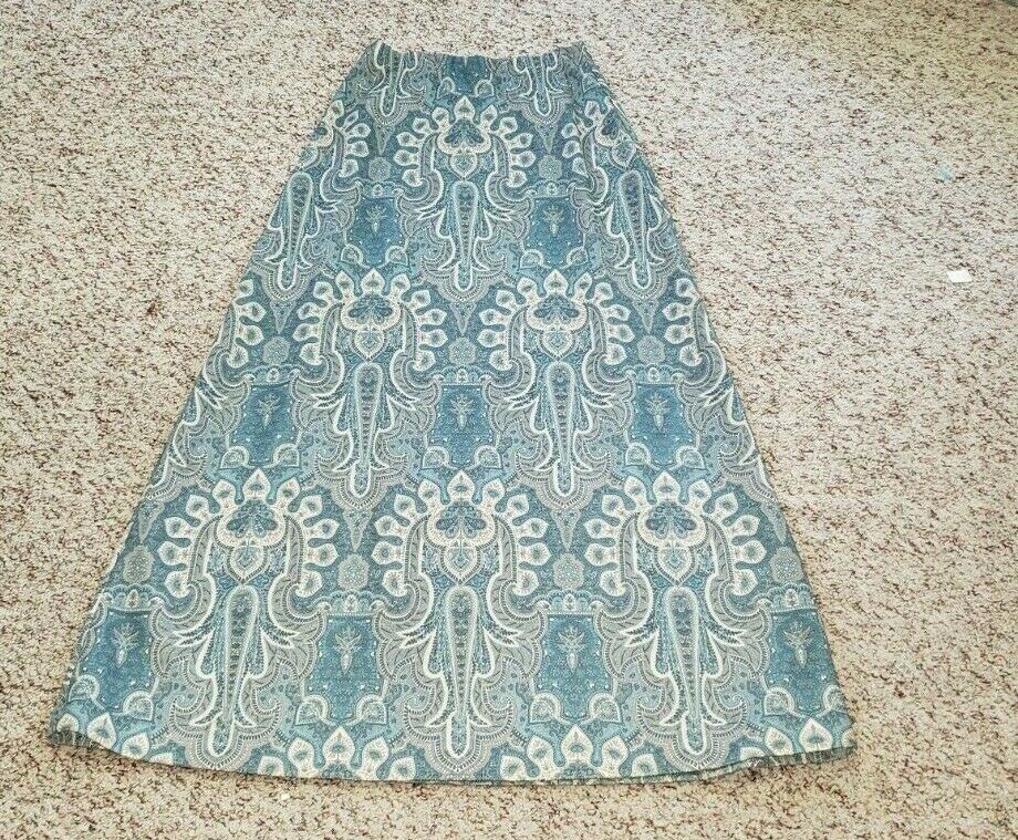 VTG ACT III BELL BOTTOMS & MATCHING MAXI SKIRT SIZE 10 HIPPY ERA PAISLEY BOHO - Fresh Stock Dated February 2026