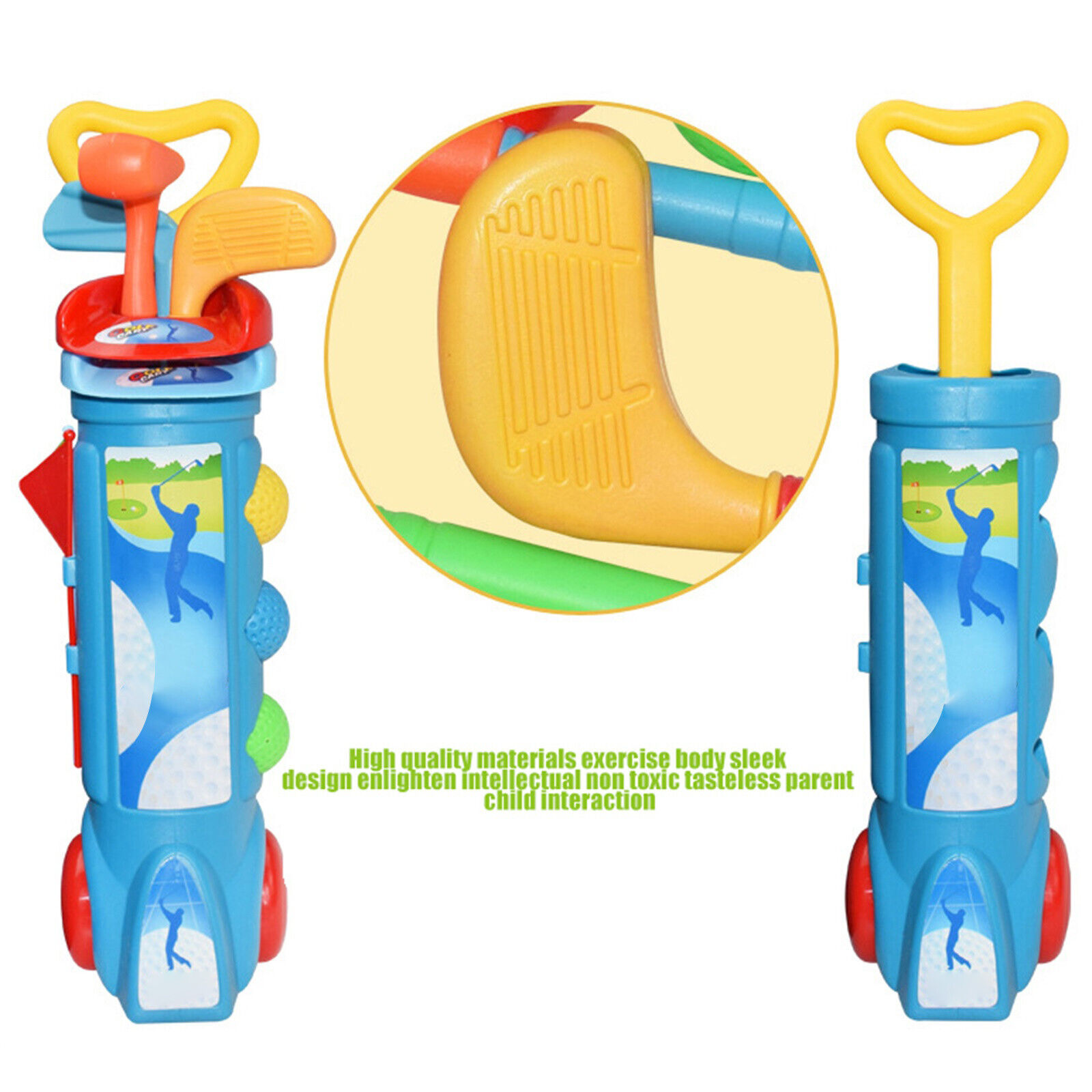 Golf Pro Set Toy for Kids Toddlers Golf Foot Piano Mat 32