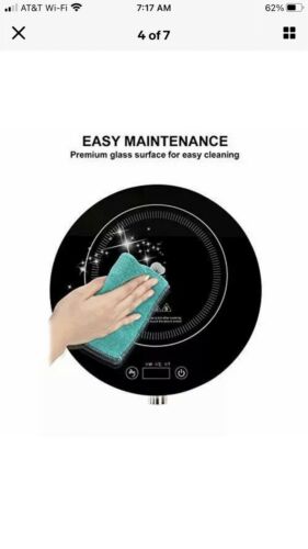 Easepot Portable Induction Cooktop 1800W Hot Pot Countertop Burner 13