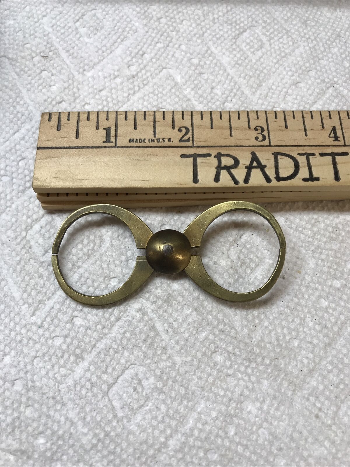 Antique~ Brass USA Balance Truing & Poising Caliper Watchmaker's Tool 3