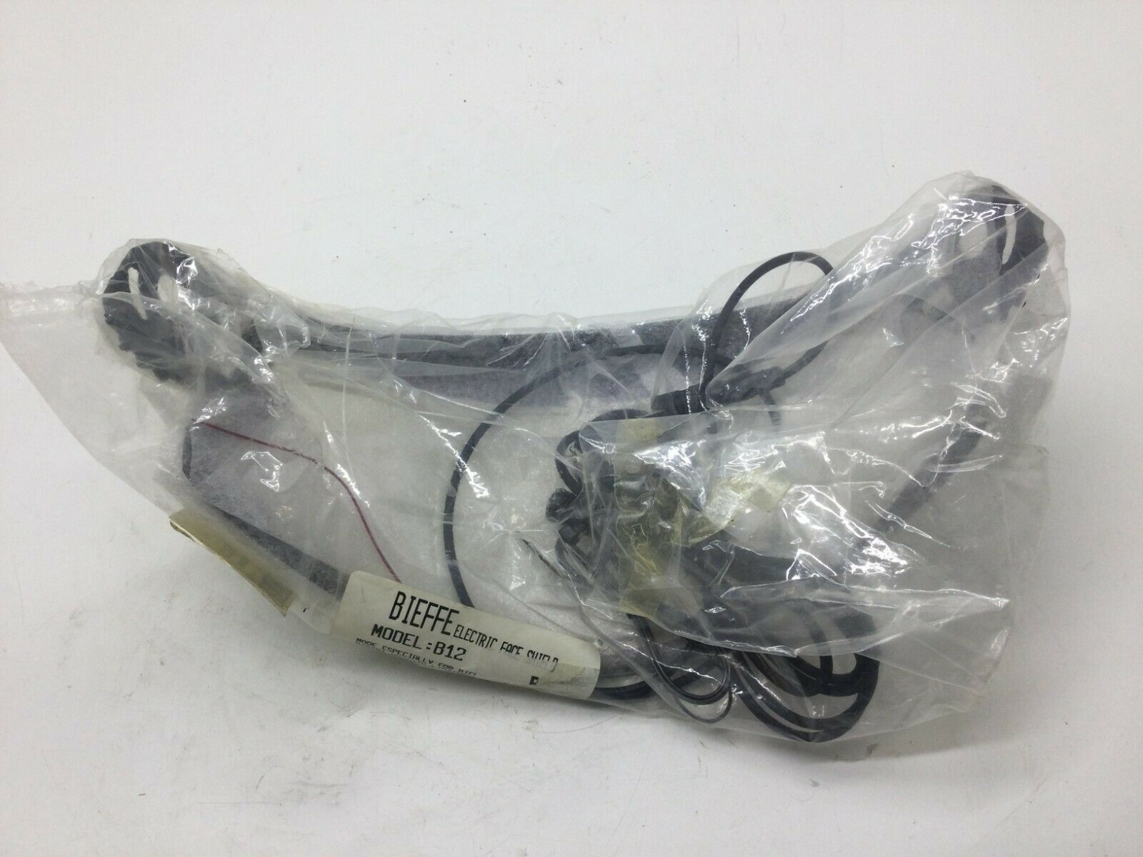 Bieffe B12-E B12-R Electric Double Lens Helmet Shield Clear Lens Black BF0610 - Fresh Stock Dated February 2026