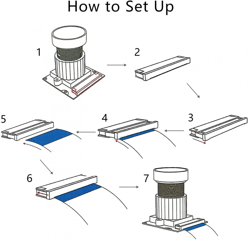 [2 Pack] Raspberry Pi Camera Cable Long 2m, MazerPi 15 Pin Ribbon Flat... - Fresh Stock Dated February 2026
