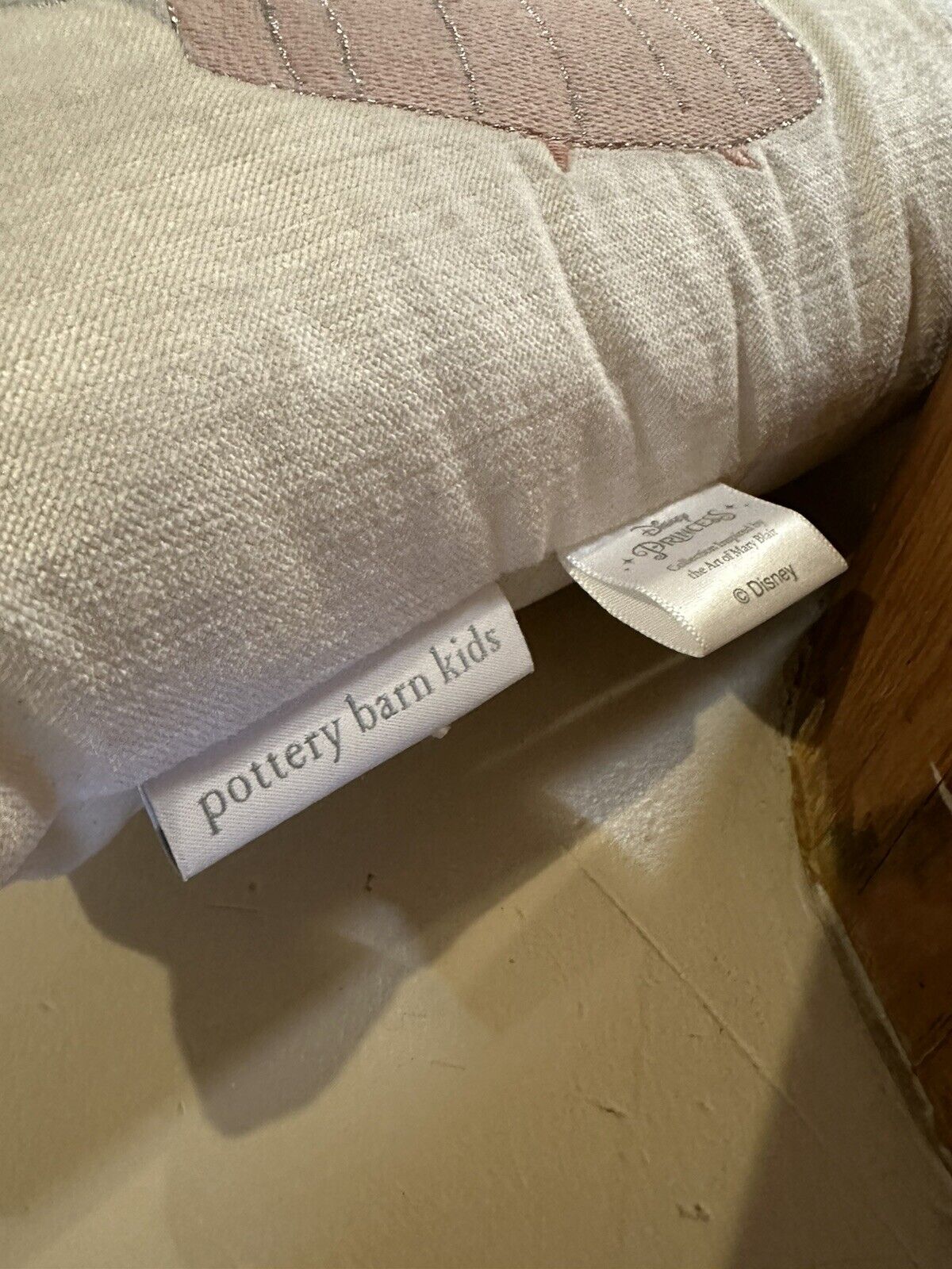 POTTERY BARN KIDS BEDDING DISNEY PRINCESS THROW ACCENT PILLOW 👑 - Fresh Stock Dated February 2026