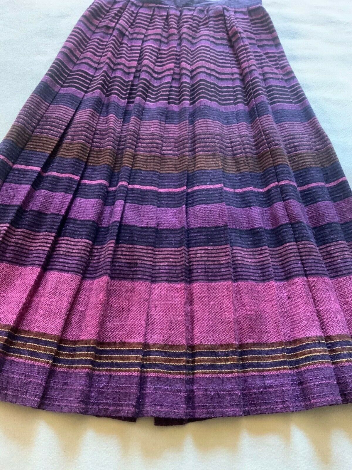 Vintage striped accordion pleat skirt by Counterparts. - Fresh Stock Dated December 2025