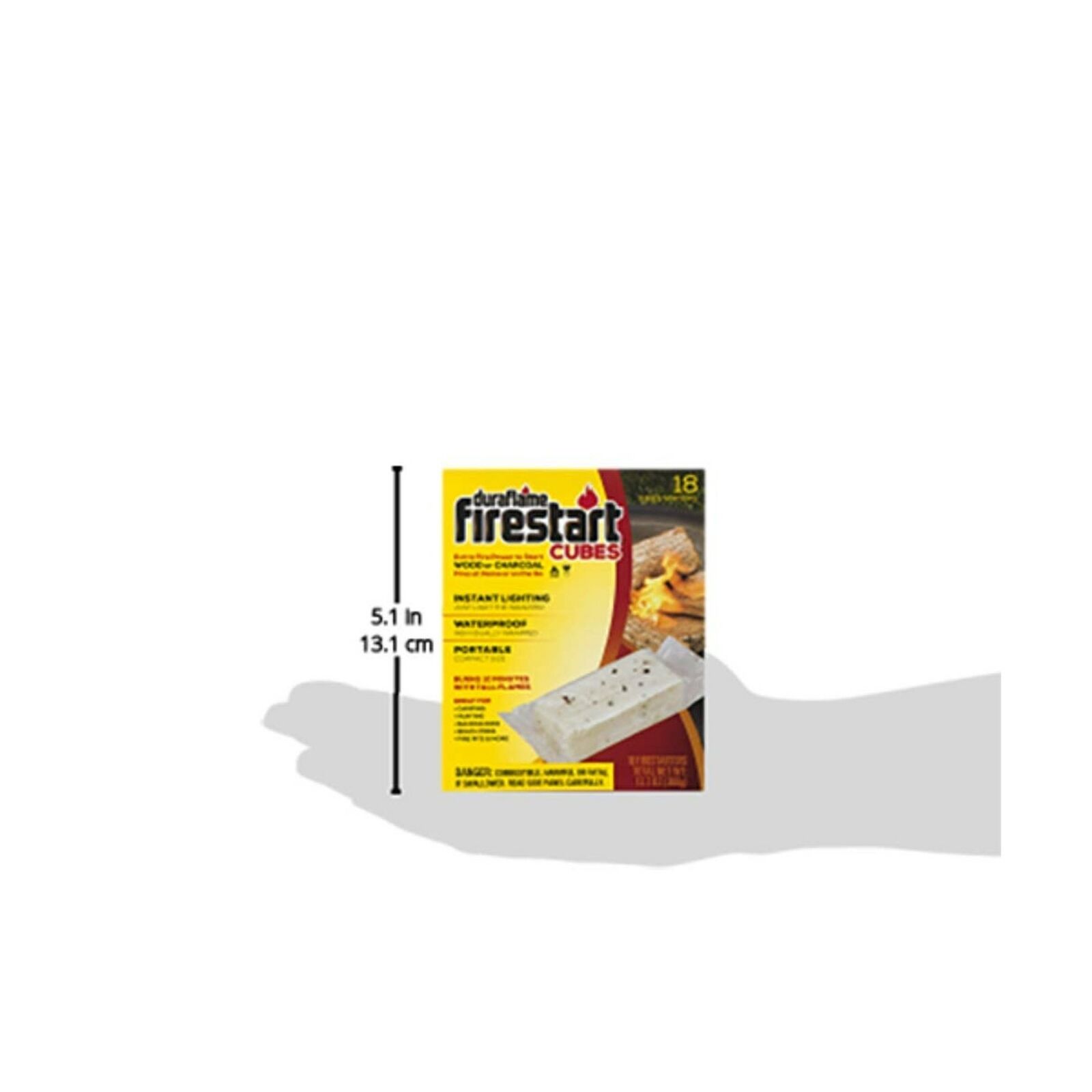 duraflame Firestart CUBES Firelighters, 18 pack Original version - Fresh Stock Dated December 2025