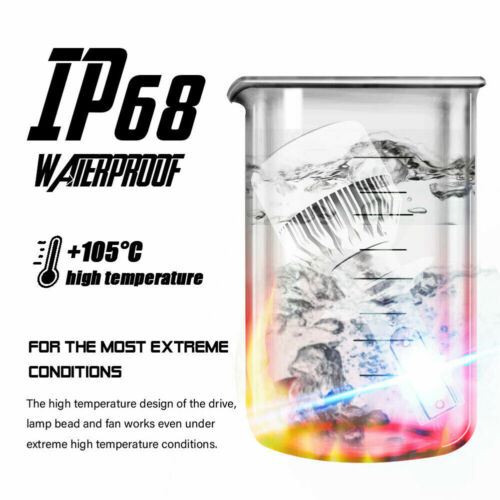 FOR SUZUKI KING QUAD 400 500 750 HIGH POWER HEADLIGHT LED LIGHT BULB SUPER WHITE - Fresh Stock Dated February 2026