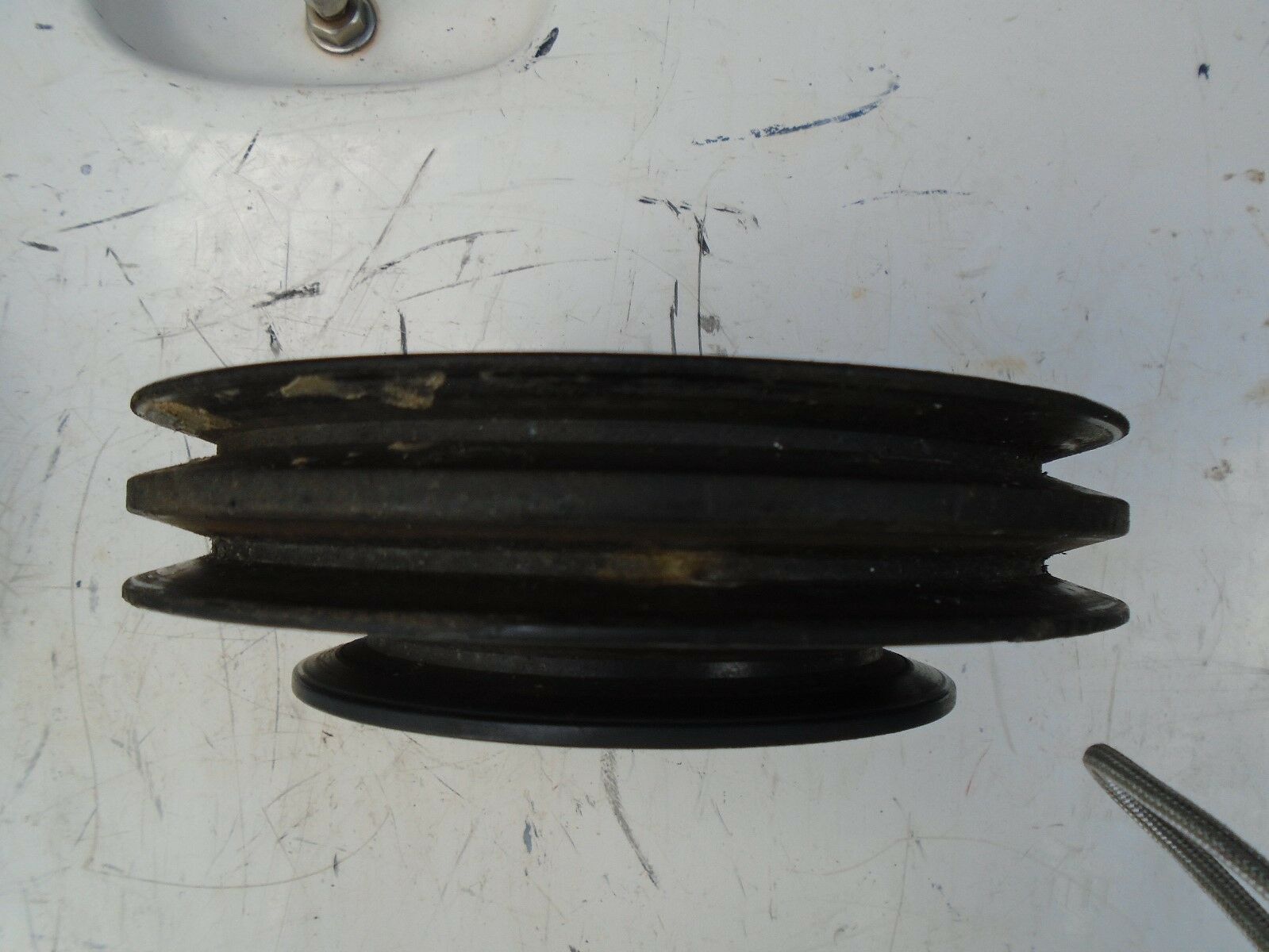 Volvo XS Penta GM Crankshaft Pulley 3851991-D1. V6, V8, 4.3, 5.0 - Fresh Stock Dated February 2026