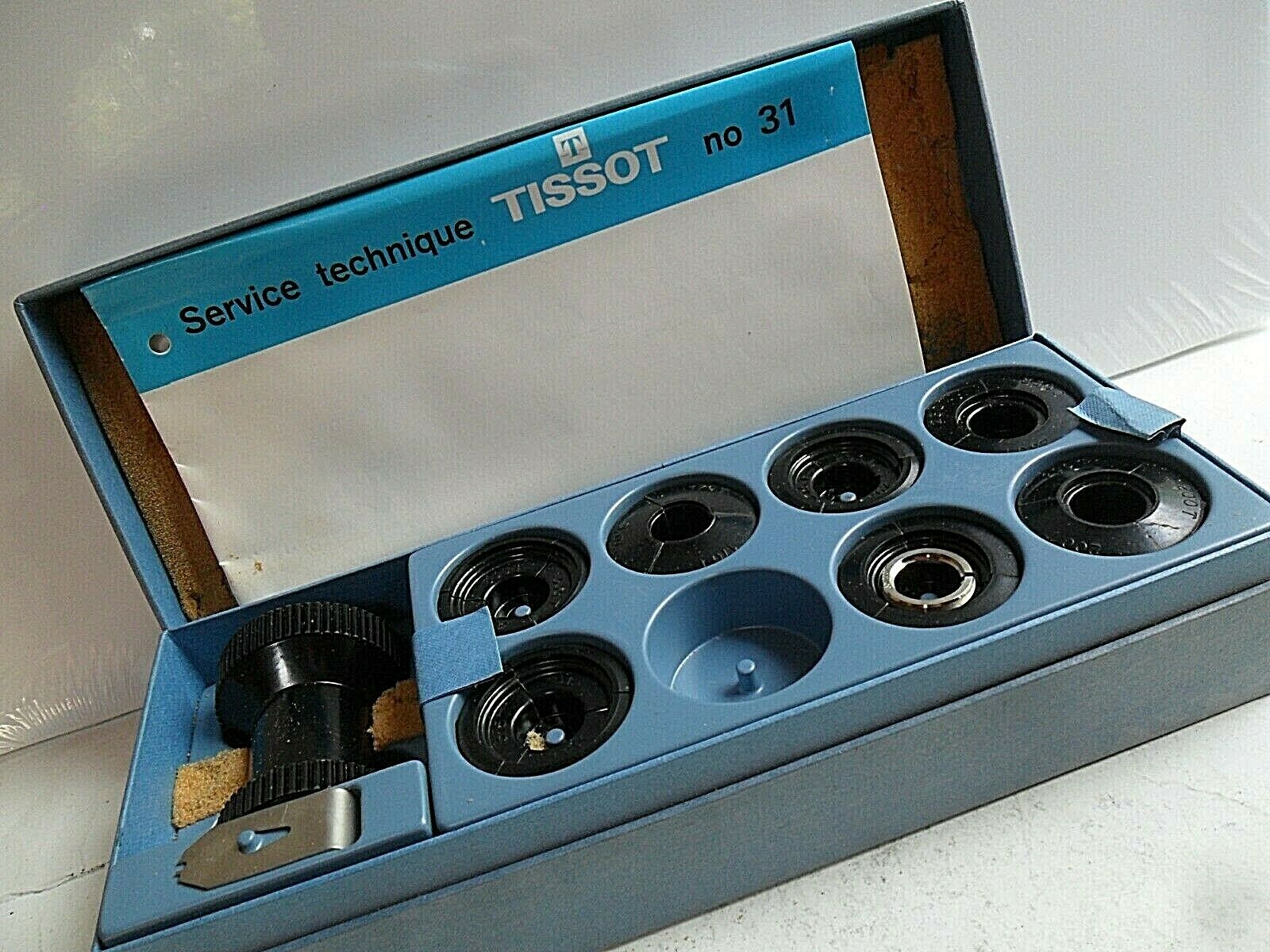 Vintage 1970's Tissot Seastar Seven 7 Watch Case Opener Tool Box Set Watchmaker - Fresh Stock Dated December 2025