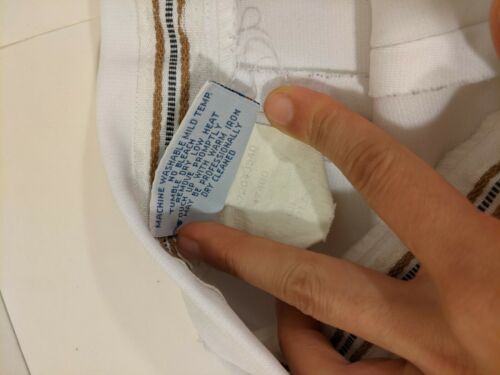 Whitr Green Vintage MINI CHEERLEADER Skirt Small Stains Made in USA 90s Costume - Fresh Stock Dated February 2026