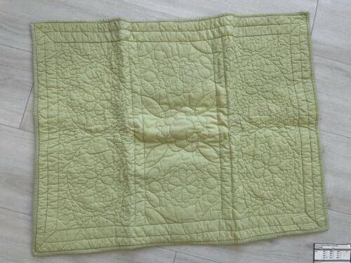 NWT Pottery Barn Kids Whitney Quilted sham green floral - Fresh Stock Dated December 2025
