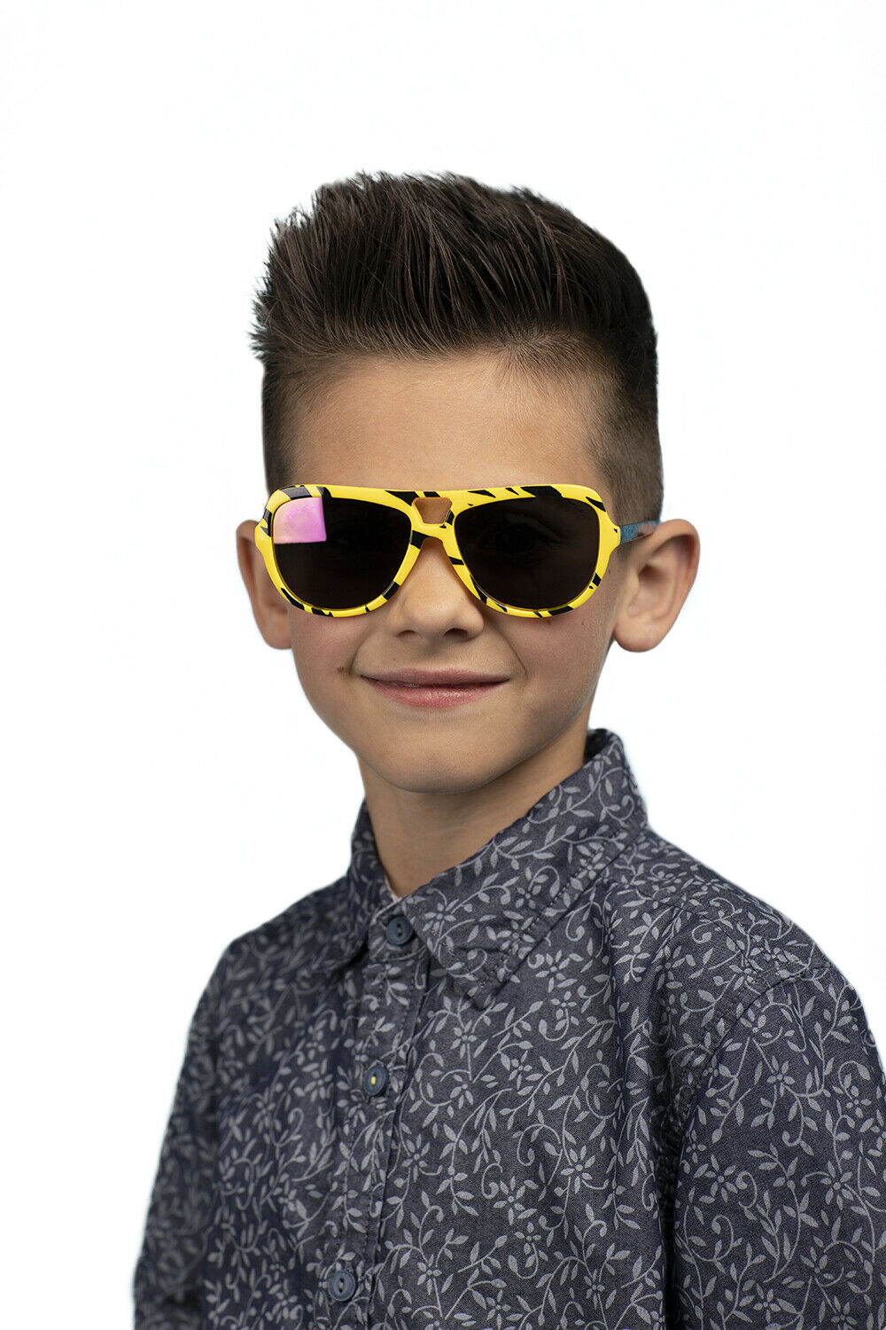 WWE Macho Man Randy Savage Yellow Stripe Kid Shades Child Size Arkaid Sunglasses - Fresh Stock Dated February 2026