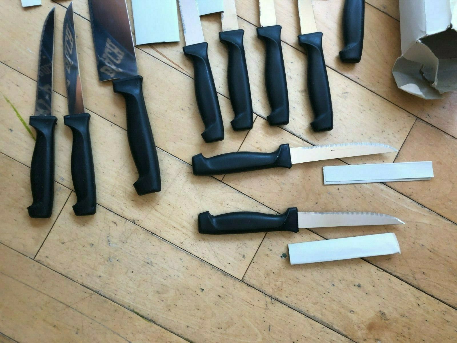 Suprelle Fine Cutlery Stainless Steel 19 Knives Set Never Need Sharpening - Fresh Stock Dated December 2025