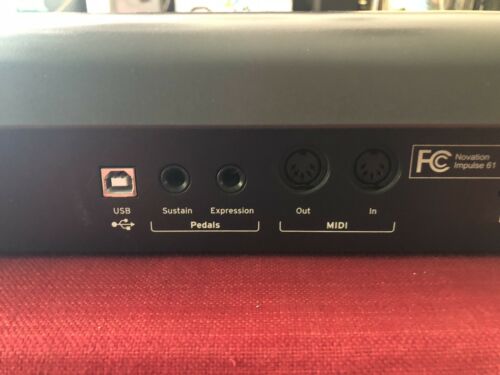 Novation Impulse 61USB Midi Controller Keyboard, 61 Key - Fresh Stock Dated February 2026