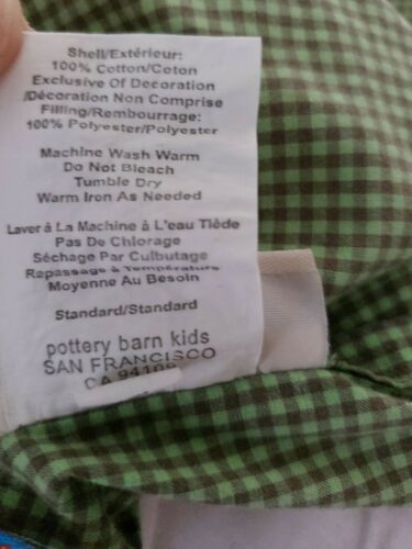 Pottery Barn Kids Dr. Seuss Cat In The Hat Quilted Standard Pillow Sham Cover - Fresh Stock Dated December 2025