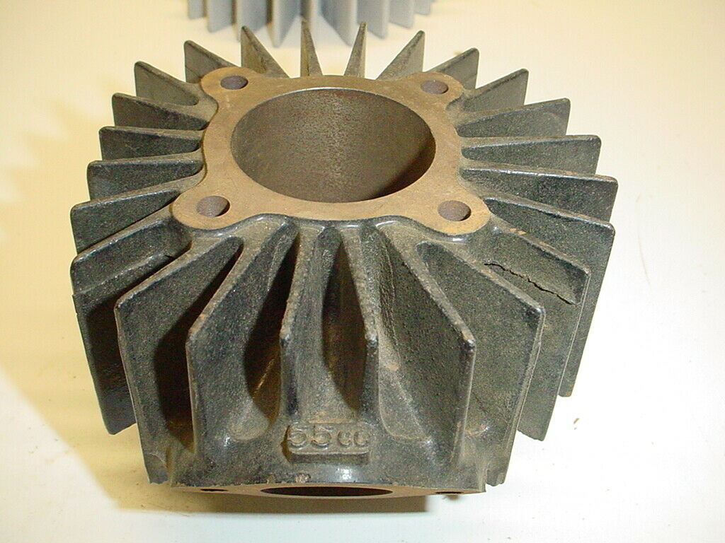 Yamaha NOS 1962-64 MJ2 MJ2T 55cc Cylinder Plus Good Used Head Omaha Trail 55 - Fresh Stock Dated February 2026