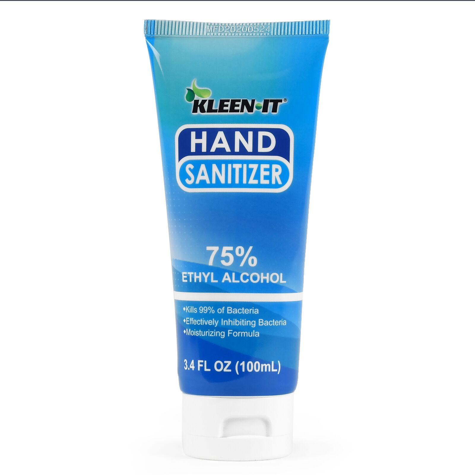 4X Kleen-IT Advanced 75% Alcohol Hand Sanitizer Disinfectant Gel FDA CDC 3.38 oz - Fresh Stock Dated February 2026
