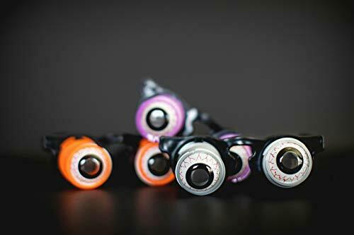 Bulk 18 Pack Halloween Colored Googly Eye Glasses - Purple, Orange and Green - Fresh Stock Dated February 2026
