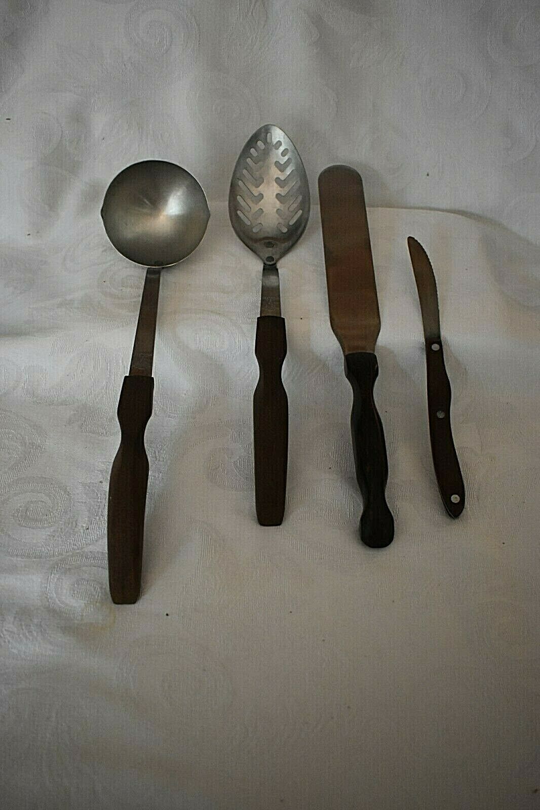 Cutco Utensils Lot #15 Ladle,#13 Spoon,#1028 Spreader & Knife 4 pieces in all - Fresh Stock Dated December 2025