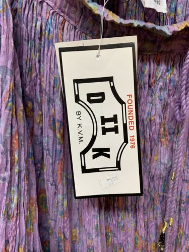 Vintage Cotton Broomstick Crinkle Maxi Skirt Boho Hippie Festival Flowy NEW NOS - Fresh Stock Dated March 2026