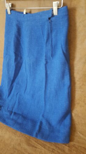 vintage 1950's tweed skirt blue Da Vidow - Fresh Stock Dated February 2026