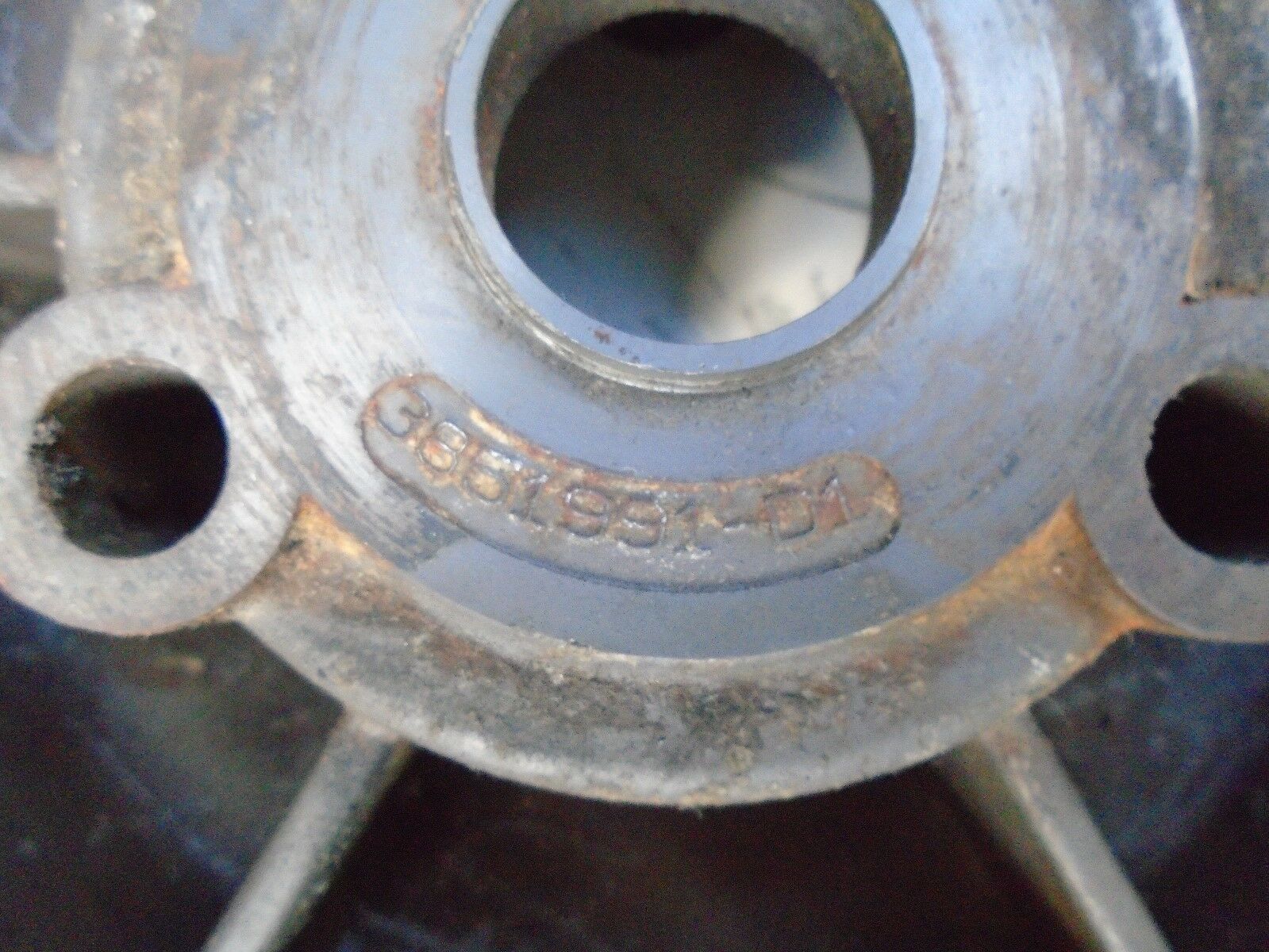 Volvo XS Penta GM Crankshaft Pulley 3851991-D1. V6, V8, 4.3, 5.0 - Fresh Stock Dated February 2026