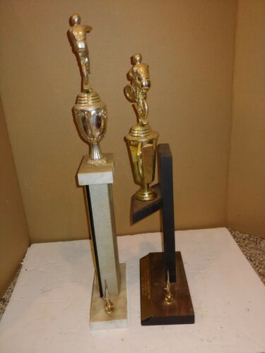2 Vintage 1983 BMX Bicycle Bike Trophy,King Manor,King Of Prussia,Pennsylvania - Fresh Stock Dated December 2025