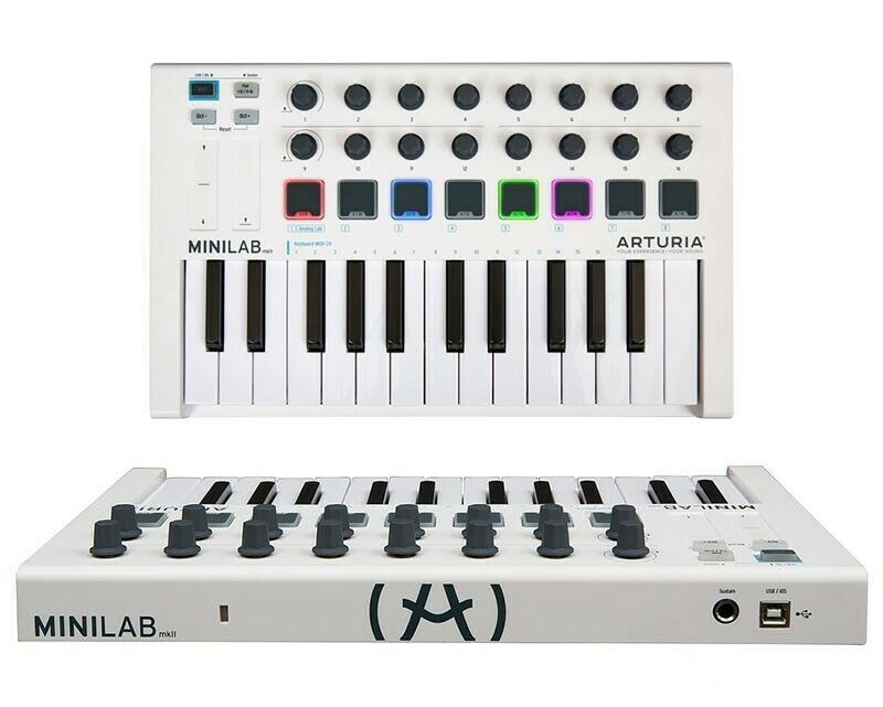 Arturia 230501 MiniLab MKII 25 Slim Keyboard Controller - Fresh Stock Dated February 2026