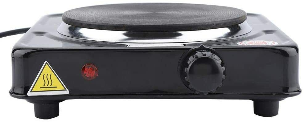 New 1000W Portable Single Electric Hot Plate Cooker Hotplate Stove Home Caravan - Fresh Stock Dated February 2026