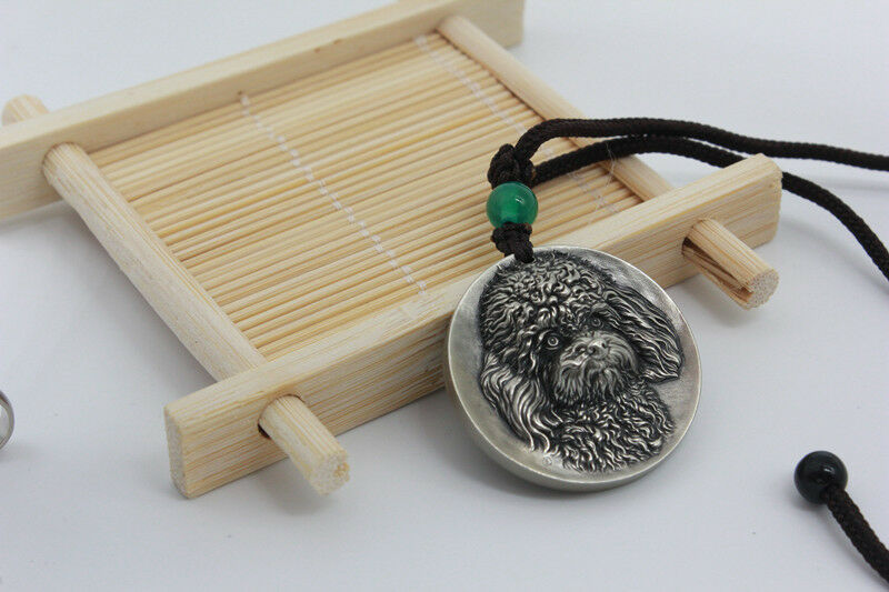 China 2017 30mm Paktong Medal/Pendant - Teddy Dog - Fresh Stock Dated February 2026