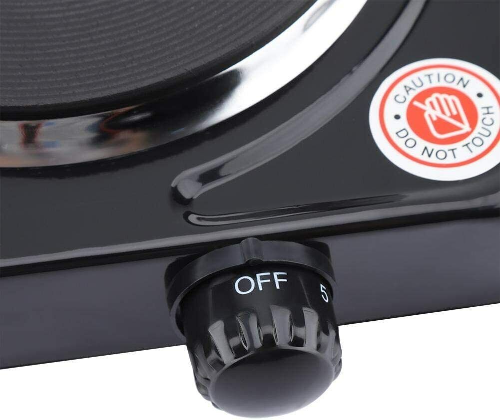 New 1000W Portable Single Electric Hot Plate Cooker Hotplate Stove Home Caravan - Fresh Stock Dated February 2026