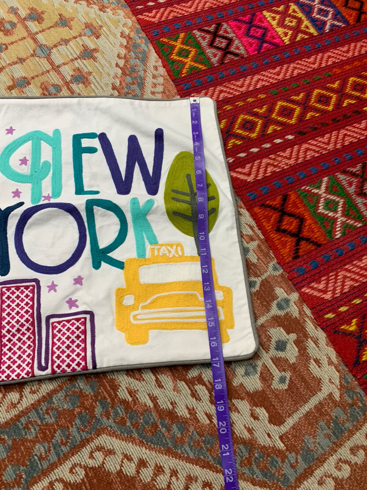 Pottery Barn Teen Pillow Cover New York - Fresh Stock Dated February 2026