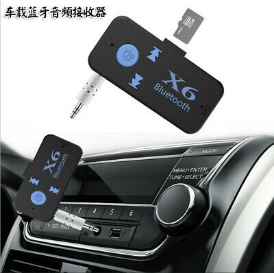 Car handsfree kit USB Receiver Bluetooth Audio 3.5mm Jack AUX TF Card Reader - Fresh Stock Dated February 2026