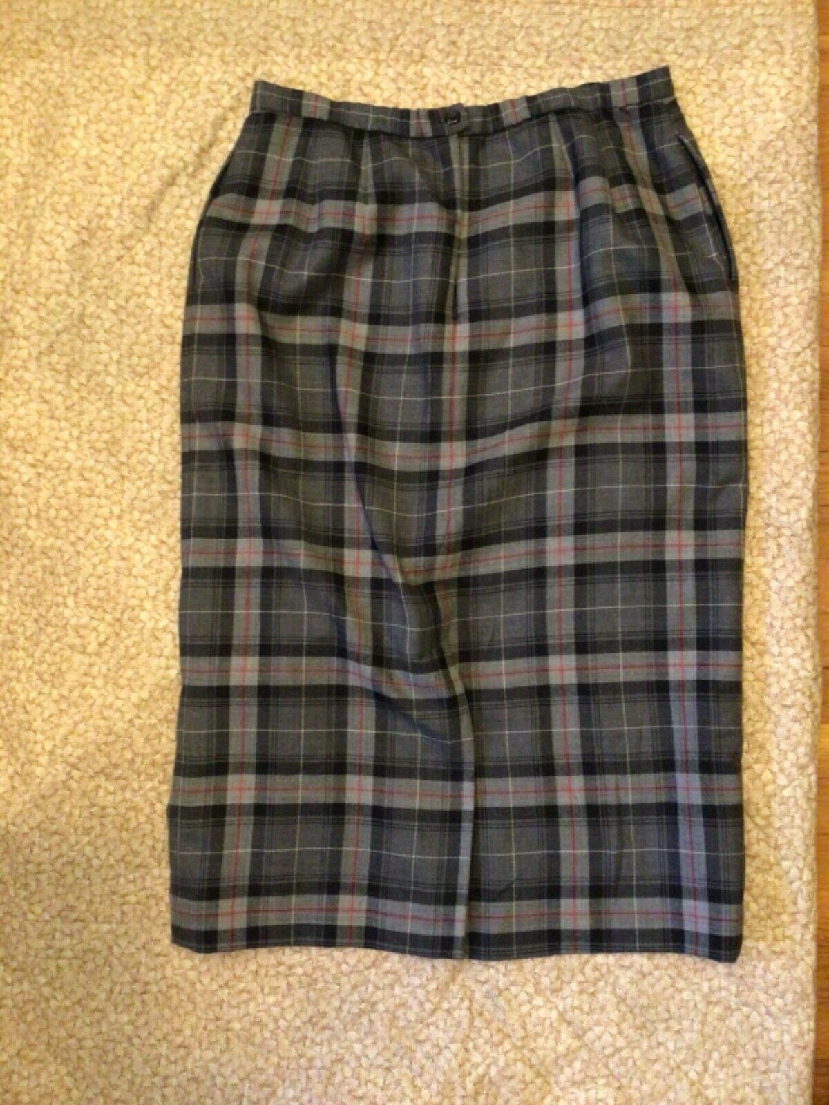 Pendleton 16 P vintage wool skirt, 32 inches long, lined, with pockets - Fresh Stock Dated February 2026
