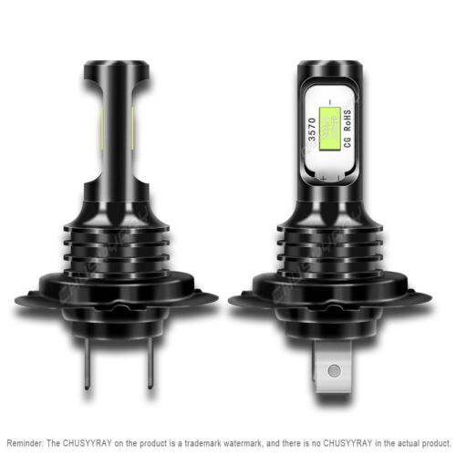 H7 H9 For Suzuki GSXR600 2006-2007 2011-2018 LED 20000LM Headlight 8000K 4x Bulb - Fresh Stock Dated February 2026