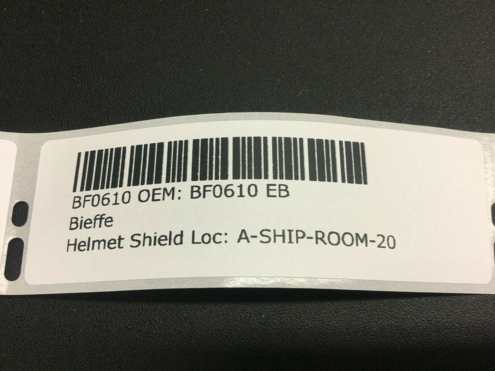 Bieffe B12-E B12-R Electric Double Lens Helmet Shield Clear Lens Black BF0610 - Fresh Stock Dated February 2026