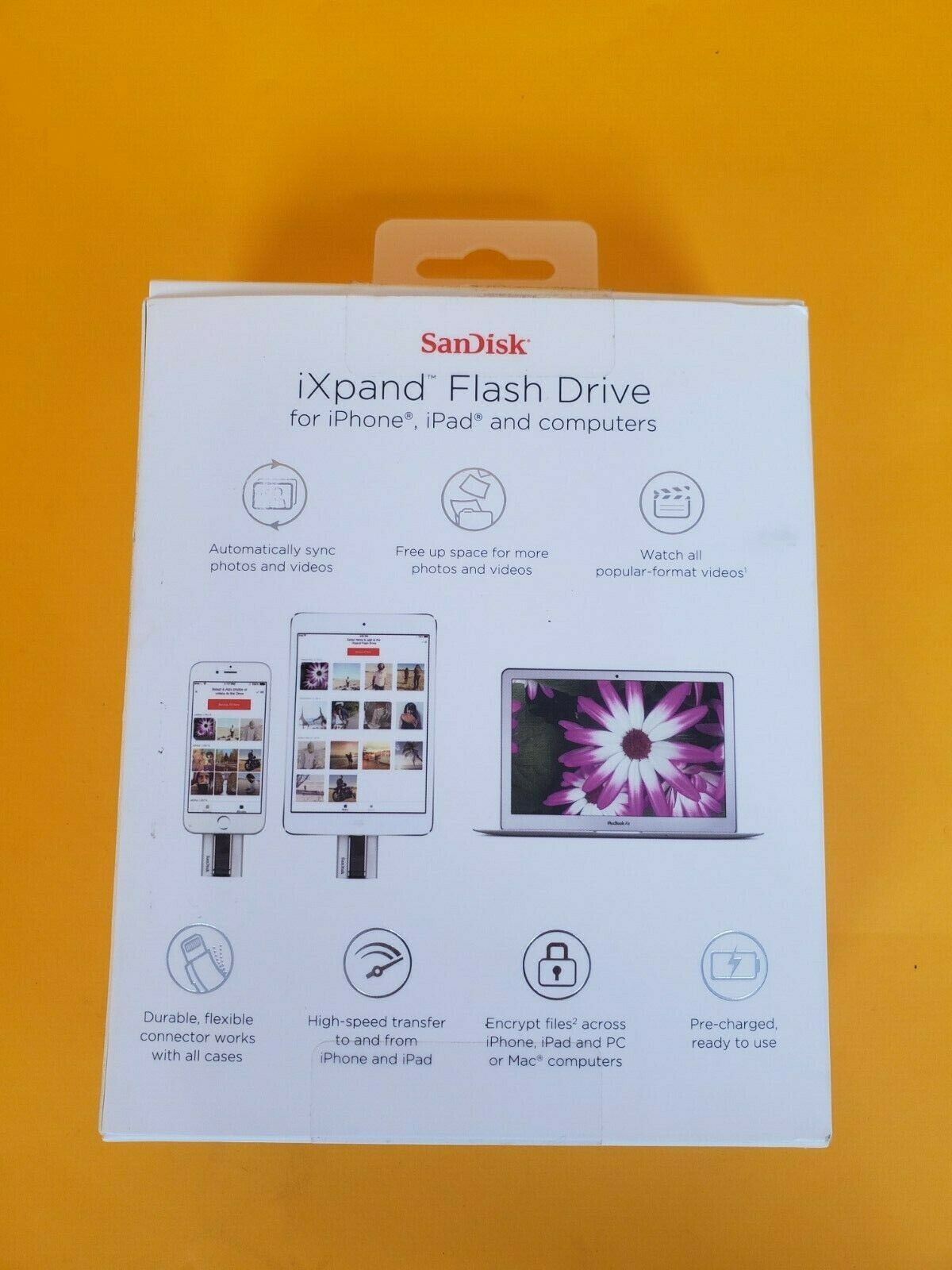 SANDISK IXPAND FLASH DRIVE FOR IPHONE AND IPAD 32 GB SDIX-032G-A57 - Fresh Stock Dated February 2026