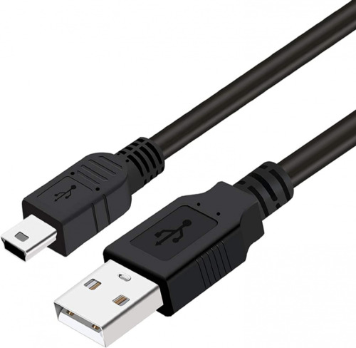 SaiTech IT 5 Pack USB 2.0 A to Mini 5 pin B Cable for External Black - Fresh Stock Dated February 2026