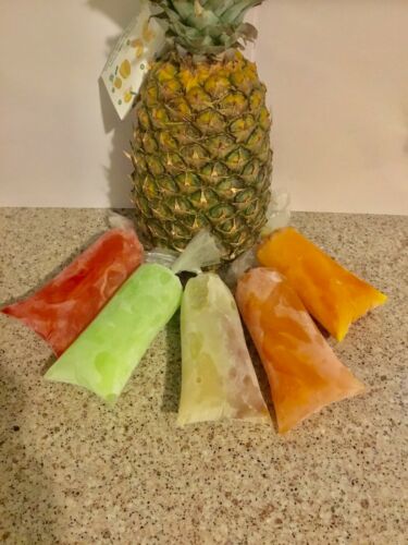 650 BOLSAS para HELADOS Bolis 8×26 Saborines bolsitas para hielitos plastic bags - Fresh Stock Dated December 2025