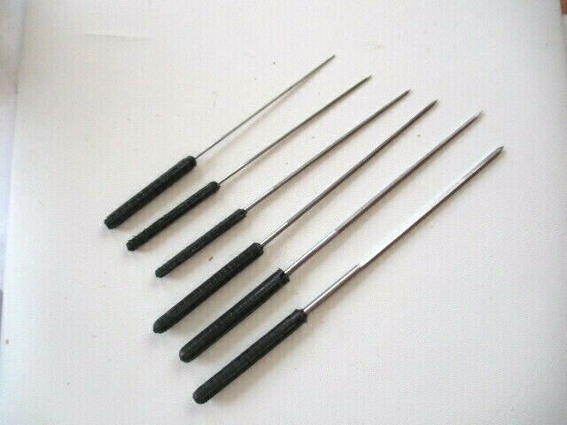 Watchmaker Jeweler Cutting Broaches  New  6/set - Fresh Stock Dated February 2026