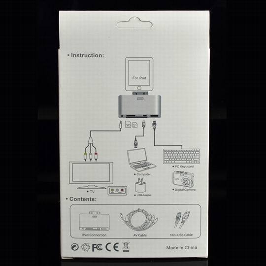 happybird new 5 in 1 card reader camera connection kit for ipad2,iphone4,ipad. - Fresh Stock Dated February 2026