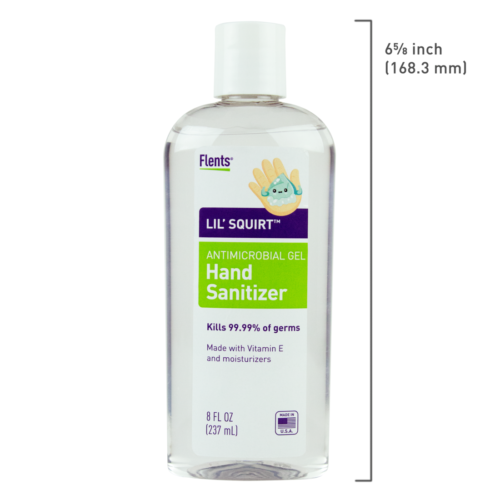 Flents® Lil' Squirt™ Hand Sanitizer Gel - 8.0oz (case of 24) - Fresh Stock Dated February 2026