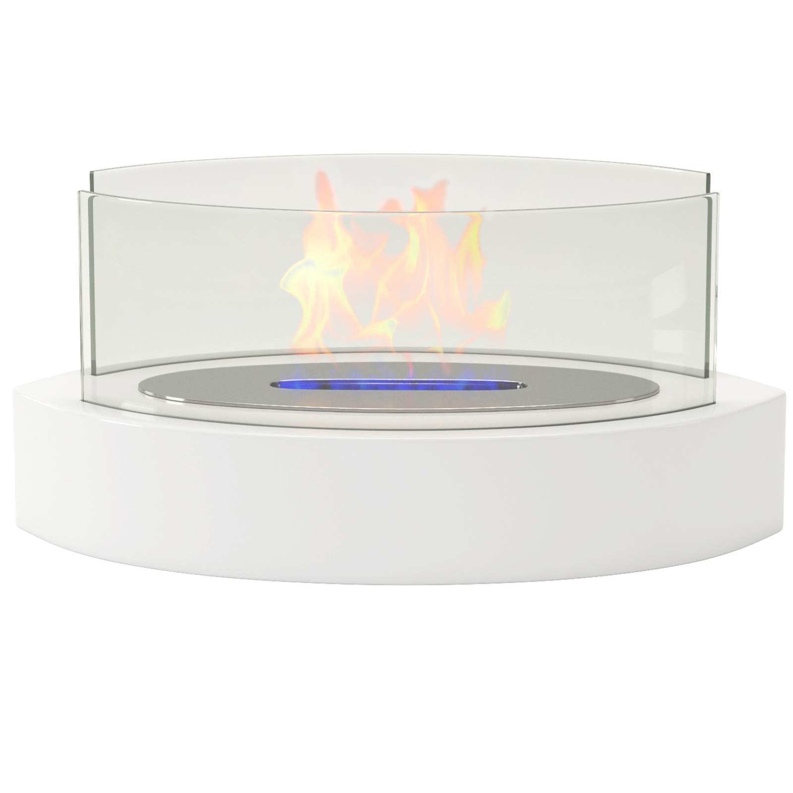 Regal Flame Veranda Ventless Fire Pit Fire Bowl Pot Bio Ethanol Fireplace White - Fresh Stock Dated February 2026