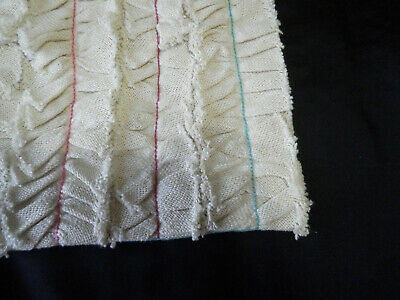 Pottery Barn Teen Decorative Pillow Cover Linen Blnd Burlap 12x12 Pink Green Zip - Fresh Stock Dated December 2025