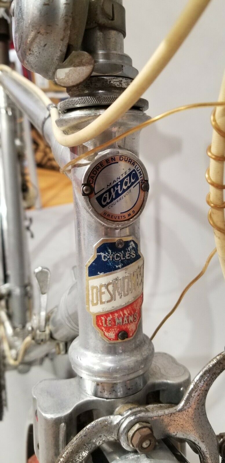 Desmonts French Randonneur Bicycle Duralumin 1960's ?  650B Simplex Ideale - Fresh Stock Dated December 2025