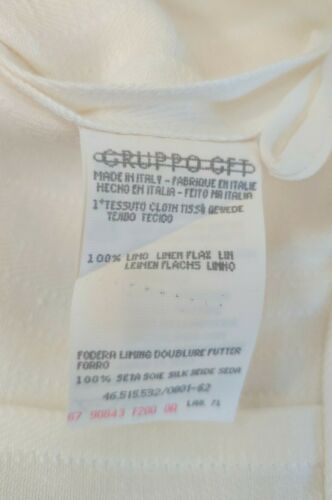 Vintage Valentino Boutique Linen Pearl Skirt 12 - Fresh Stock Dated February 2026