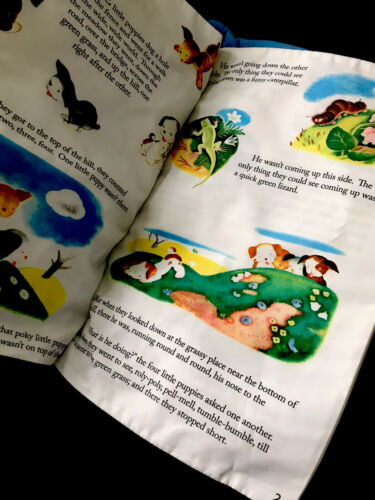 The Poky little Puppy Storybook Bed Pillow Plush Bedtime Story  23” X 15”  2006 - Fresh Stock Dated December 2025